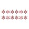 12ct. 6.5" Metal Snowflake with Bell Ornament Set